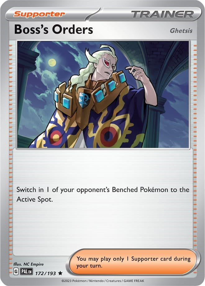 Boss's Orders (172/193) (Theme Deck Exclusive) [Scarlet & Violet: Paldea Evolved] | Good Games Cannington