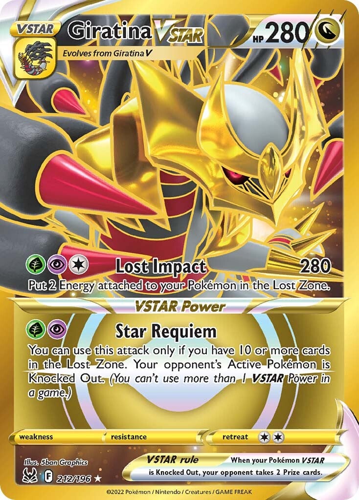 Giratina VSTAR (212/196) [Sword & Shield: Lost Origin] | Good Games Cannington
