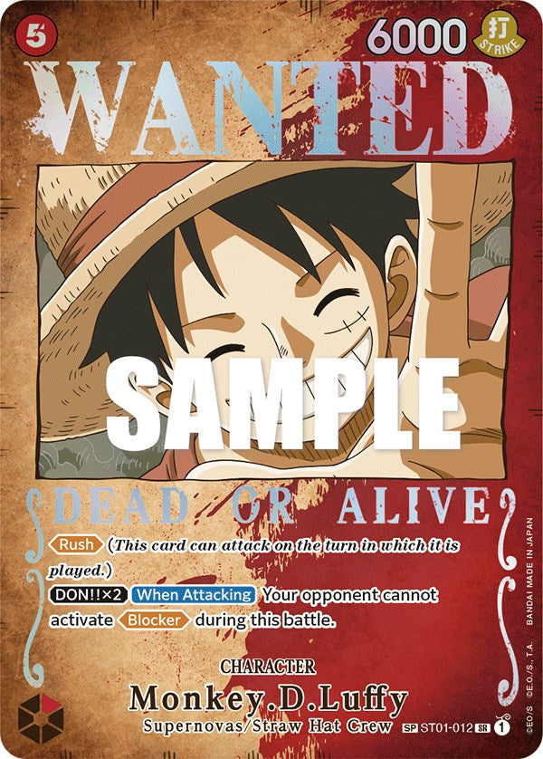 Monkey.D.Luffy (Wanted Poster) [Pillars of Strength] | Good Games Cannington