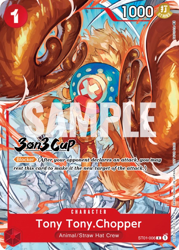 Tony Tony.Chopper (3-on-3 Cup) [Participant] [One Piece Promotion Cards] | Good Games Cannington