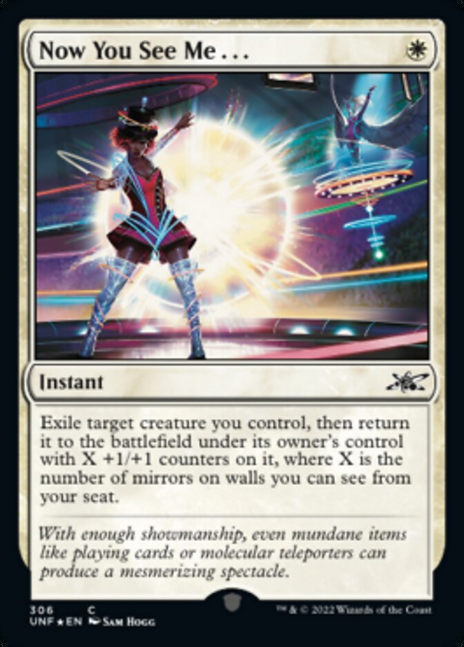 Now You See Me . . . (Galaxy Foil) [Unfinity] | Good Games Cannington