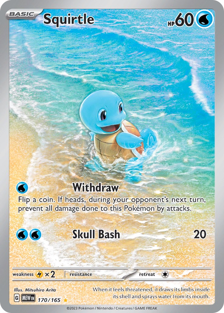 Squirtle (170/165) [Scarlet & Violet 151] | Good Games Cannington