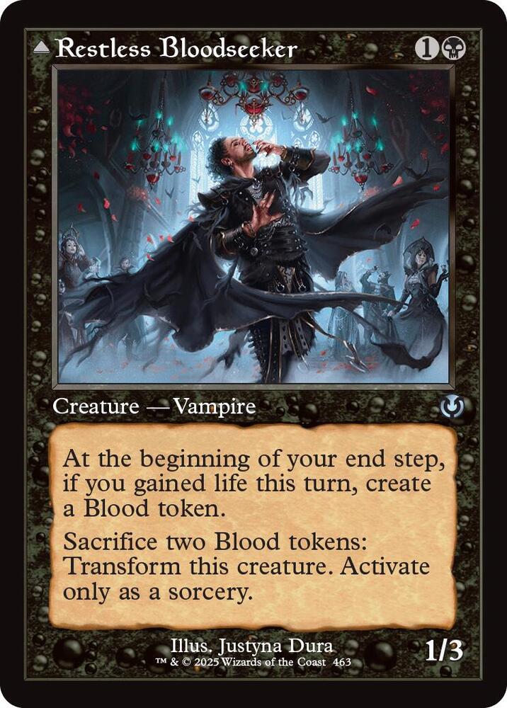 Restless Bloodseeker // Bloodsoaked Reveler 463/287 (Innistrad Remastered)  - Retro | Good Games Cannington