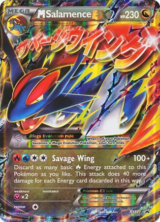 M Salamence EX (XY171) (Jumbo Card) [XY: Black Star Promos] | Good Games Cannington