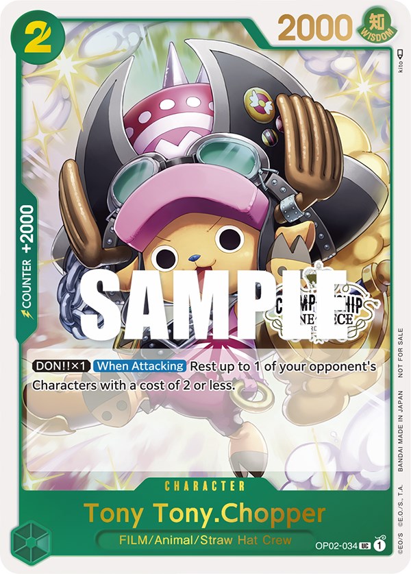 Tony Tony.Chopper (Store Championship Participation Pack) [One Piece Promotion Cards] | Good Games Cannington