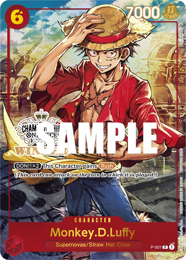 Monkey.D.Luffy (Store Championship Trophy Card) [One Piece Promotion Cards] | Good Games Cannington