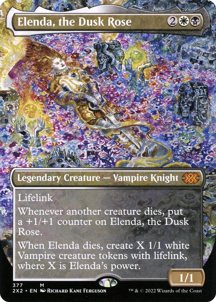 Elenda the Dusk Rose Borderless 377/331 (Double Masters 2022)  | Good Games Cannington