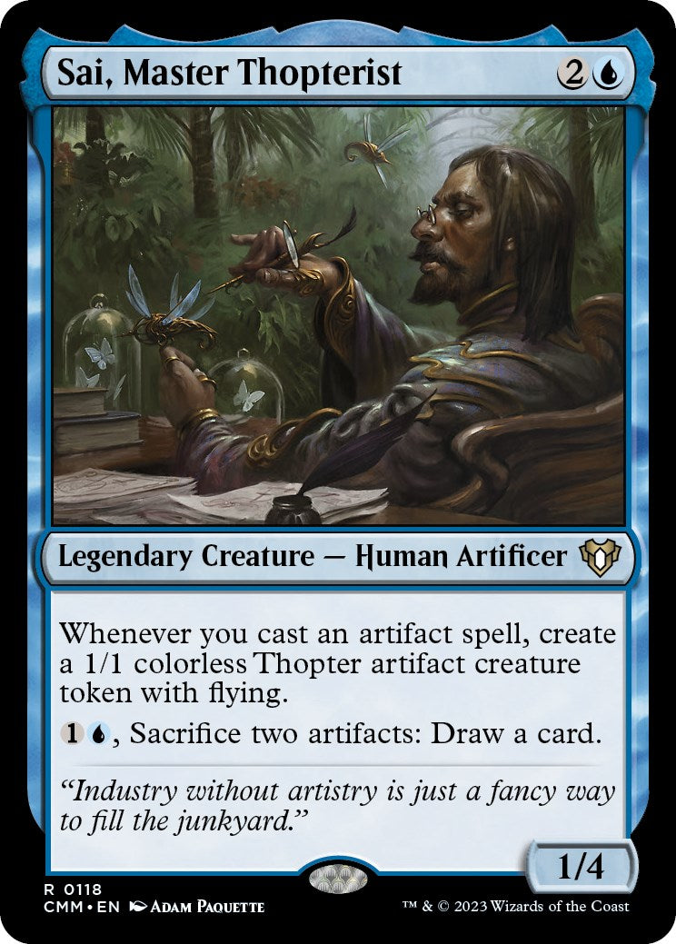 Sai, Master Thopterist [Commander Masters] | Good Games Cannington