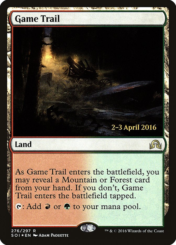Game Trail [Shadows over Innistrad Prerelease Promos] | Good Games Cannington
