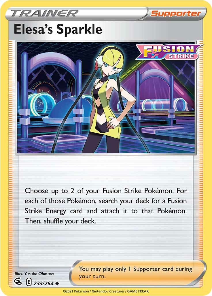 Elesa's Sparkle (233/264) [Sword & Shield: Fusion Strike] | Good Games Cannington