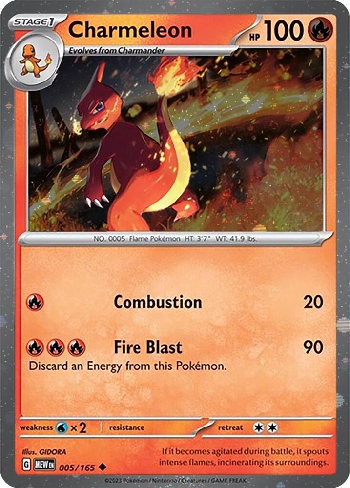 Charmeleon (005) (Cosmos Holo) [Scarlet & Violet: Black Star Promos] | Good Games Cannington