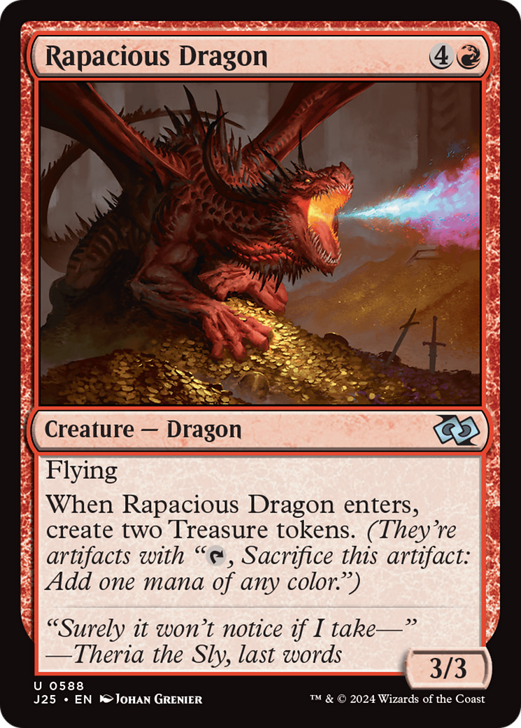 Rapacious Dragon [Foundations Jumpstart] | Good Games Cannington