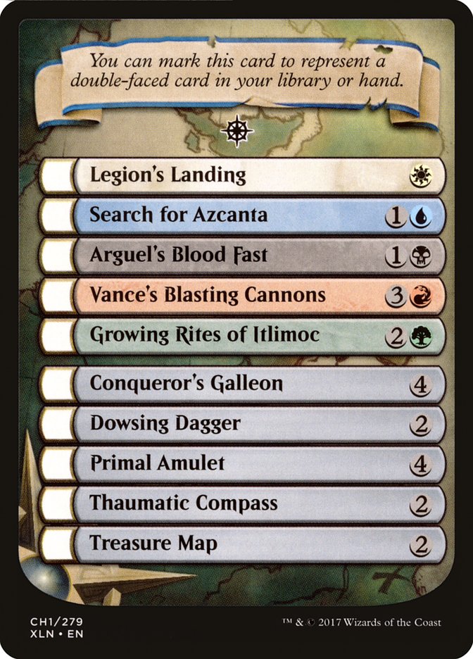 Ixalan Checklist [Ixalan Tokens] | Good Games Cannington