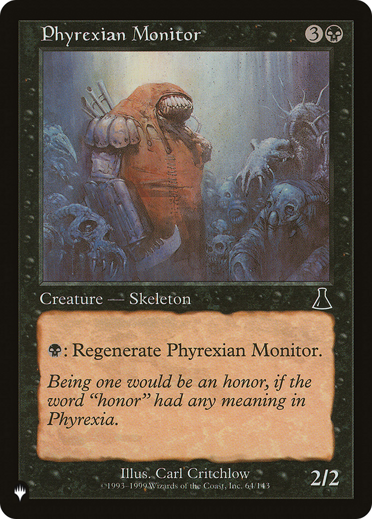 Phyrexian Monitor [The List] | Good Games Cannington