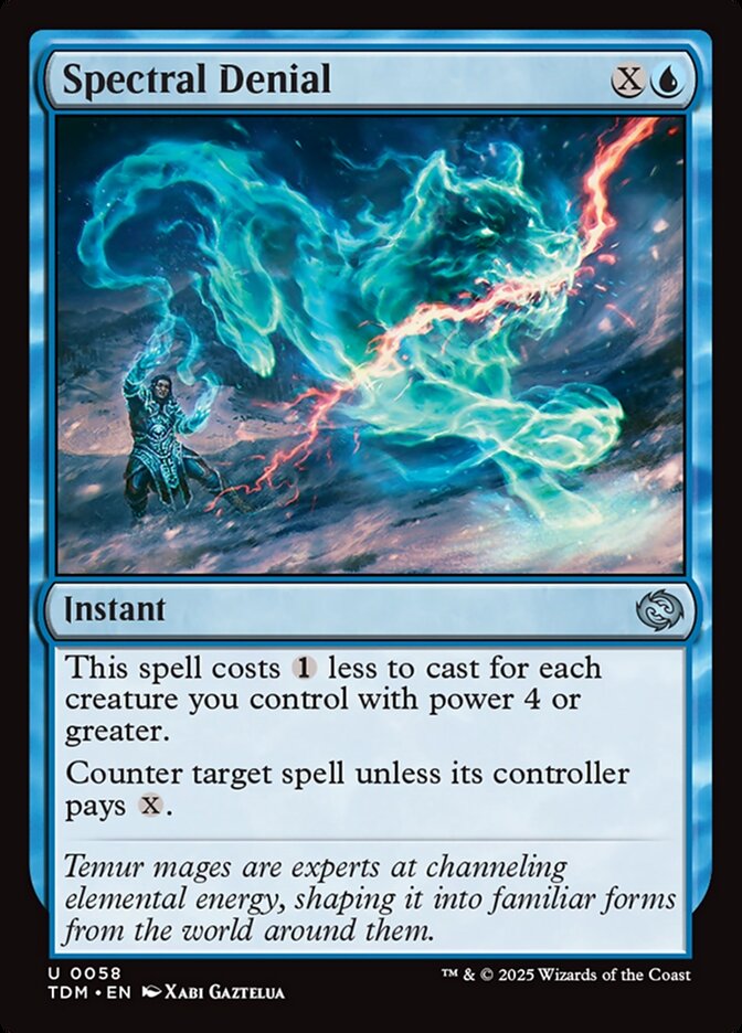Spectral Denial 58/291 (Tarkir: Dragonstorm)  | Good Games Cannington