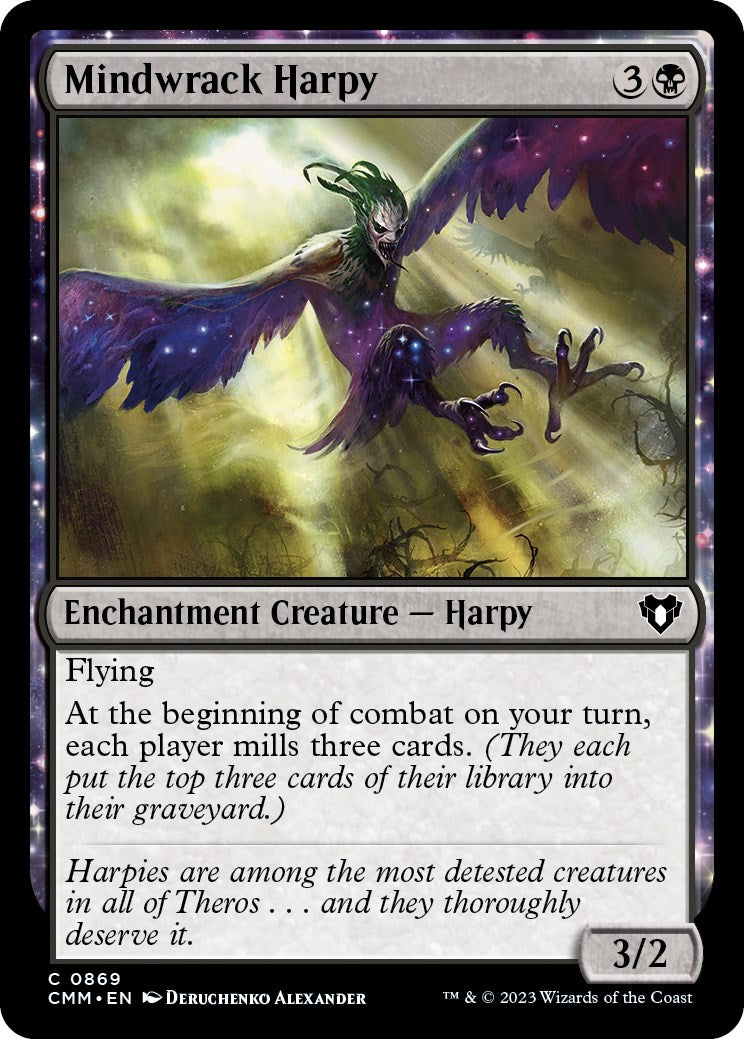 Mindwrack Harpy [Commander Masters] | Good Games Cannington