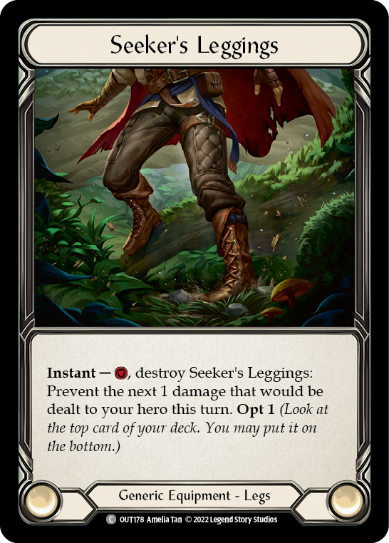 Seeker's Leggings [OUT178] (Outsiders)  Rainbow Foil | Good Games Cannington