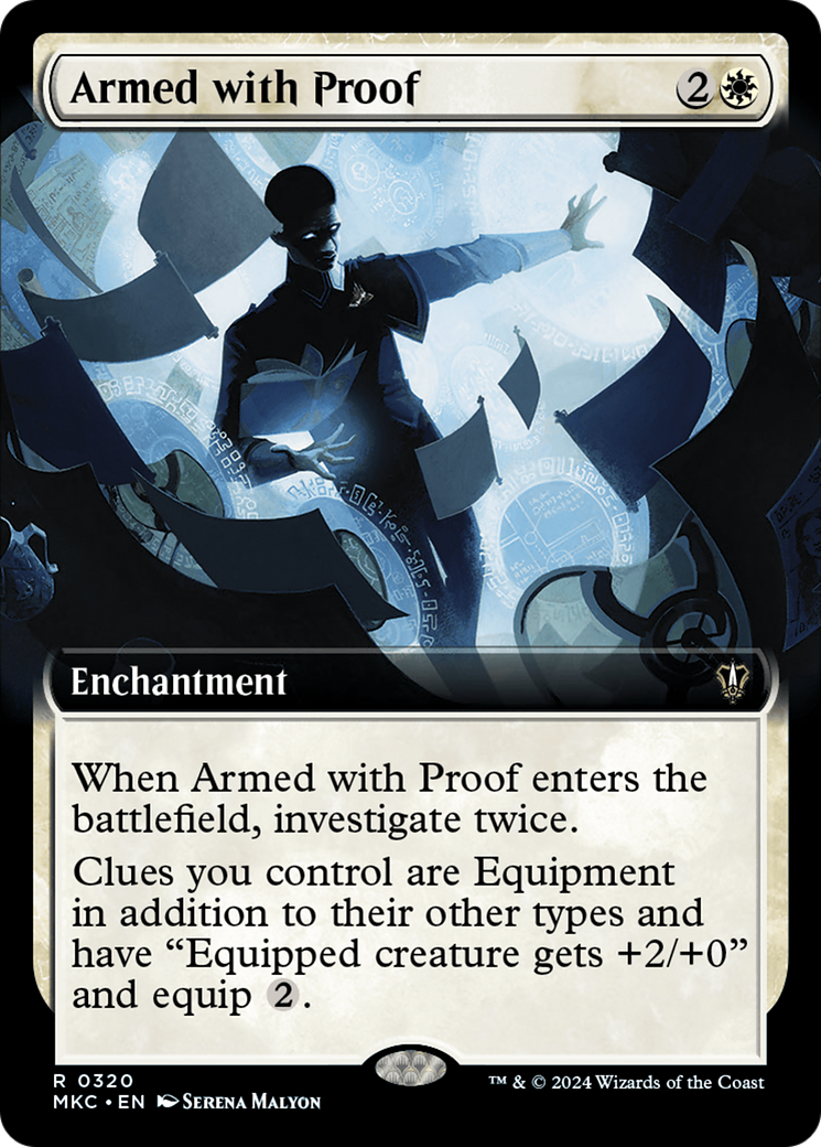 Armed with Proof (Extended Art) [Murders at Karlov Manor Commander] | Good Games Cannington