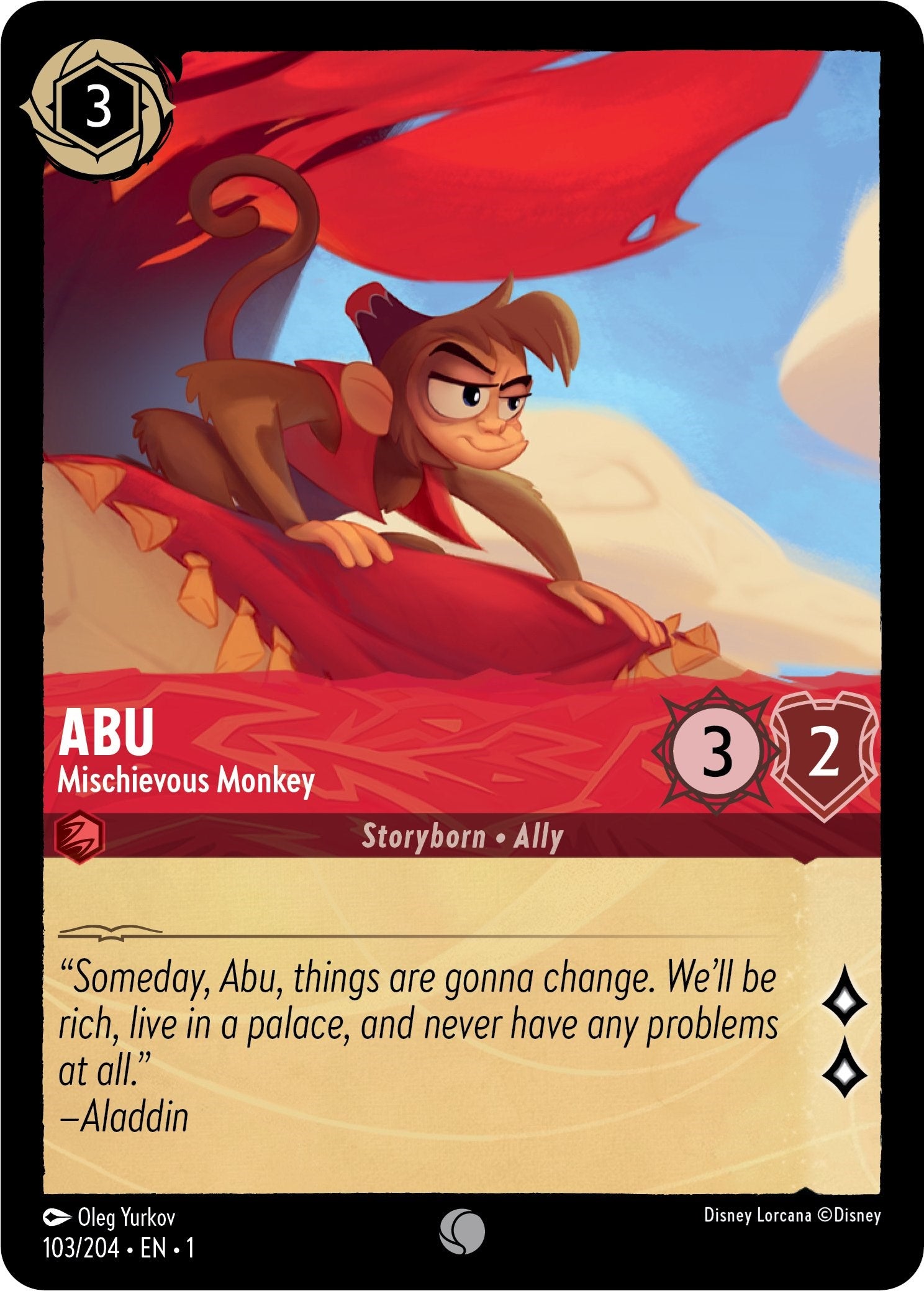 Abu - Mischievous Monkey (103/204) [The First Chapter] | Good Games Cannington