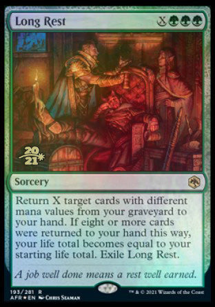 Long Rest [Dungeons & Dragons: Adventures in the Forgotten Realms Prerelease Promos] | Good Games Cannington