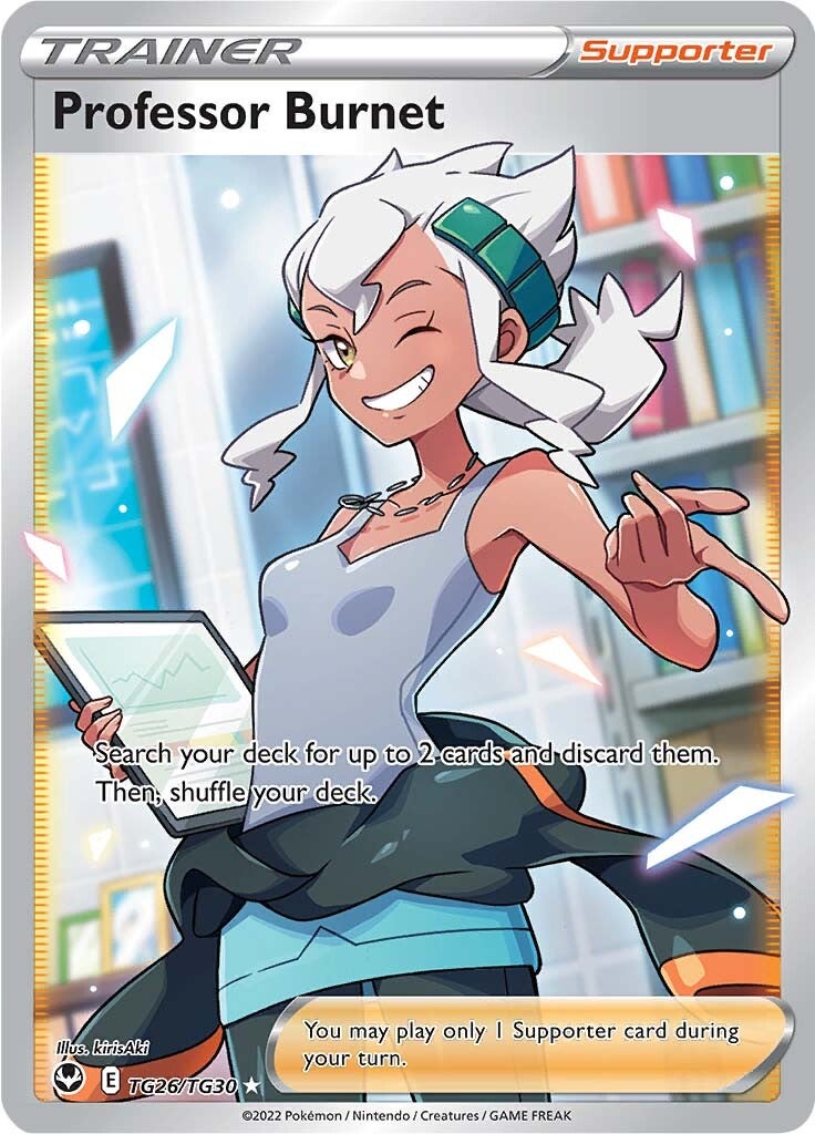 Professor Burnet (TG26/TG30) [Sword & Shield: Silver Tempest] | Good Games Cannington