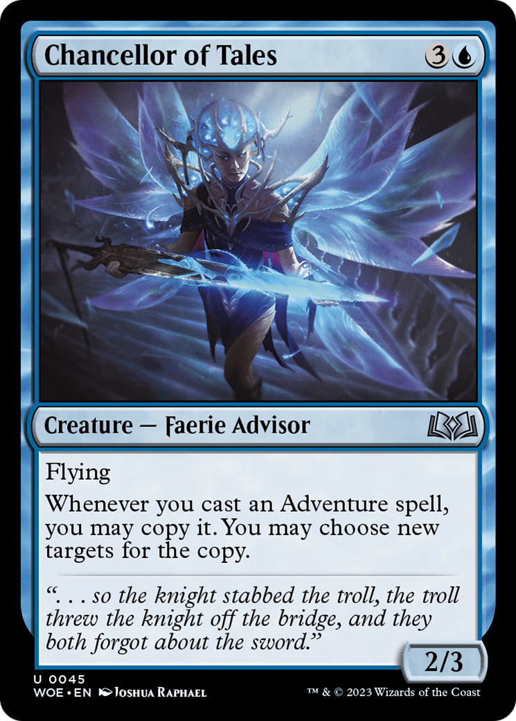 Chancellor of Tales [Wilds of Eldraine] | Good Games Cannington