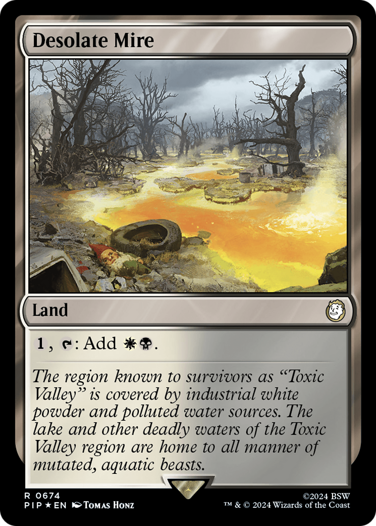 Desolate Mire (Surge Foil) [Fallout] | Good Games Cannington