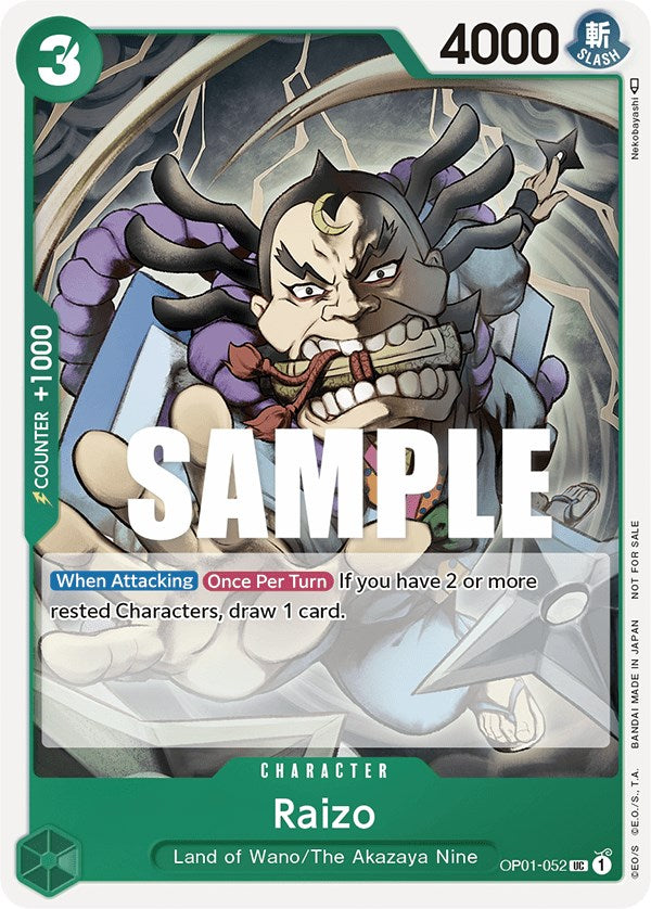 Raizo (Event Pack Vol. 2) [One Piece Promotion Cards] | Good Games Cannington
