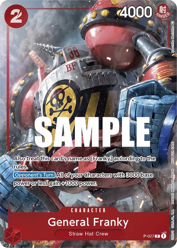 General Franky (Event Pack Vol. 2) [One Piece Promotion Cards] | Good Games Cannington