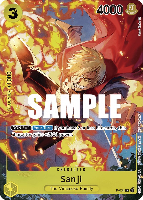 Sanji (Event Pack Vol. 2) [One Piece Promotion Cards] | Good Games Cannington