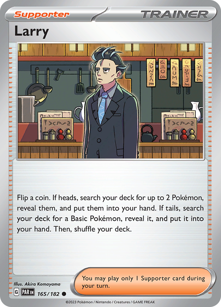 Larry (165/182) [Scarlet & Violet: Paradox Rift] | Good Games Cannington