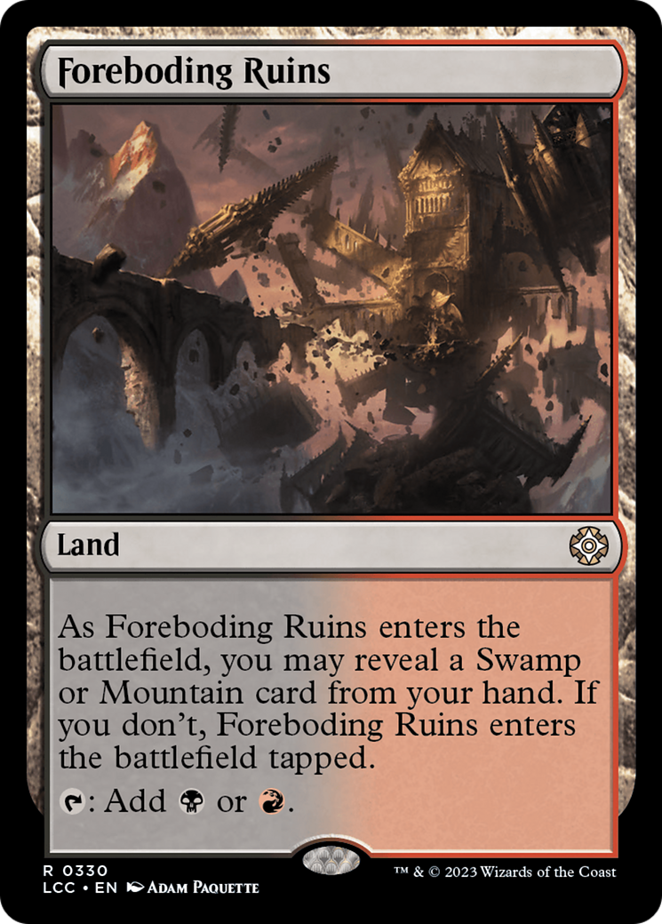Foreboding Ruins [The Lost Caverns of Ixalan Commander] | Good Games Cannington