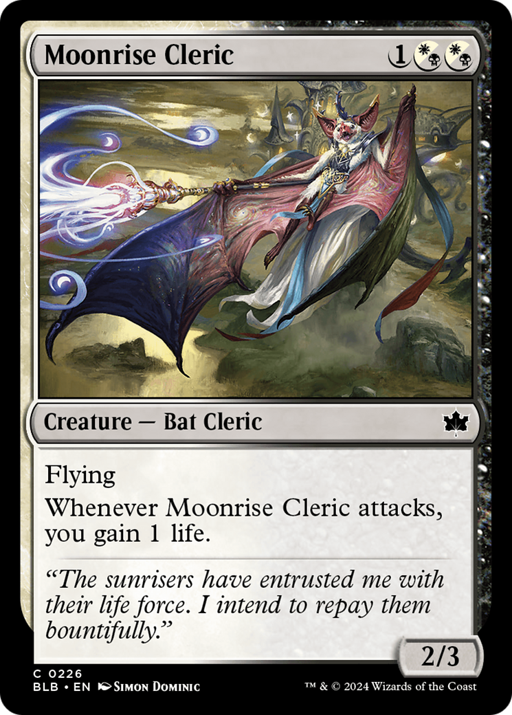 Moonrise Cleric [Bloomburrow] | Good Games Cannington