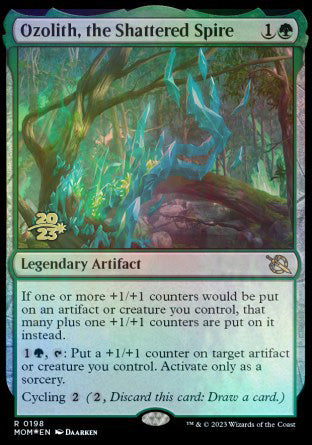 Ozolith, the Shattered Spire [March of the Machine Prerelease Promos] | Good Games Cannington