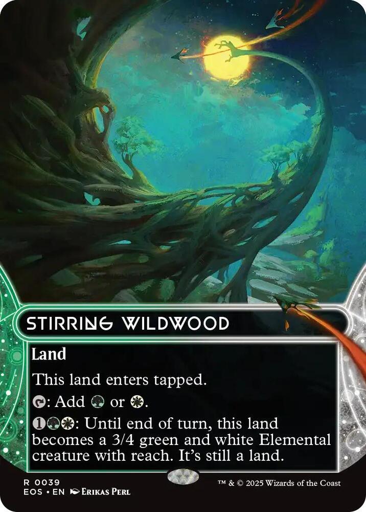 Stirring Wildwood  39 (Edge of Eternities: Stellar Sights)  - Borderless | Good Games Cannington