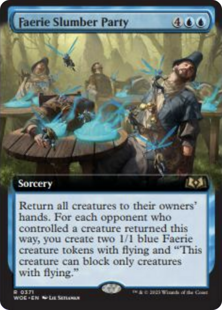 Faerie Slumber Party (Extended Art) [Wilds of Eldraine] | Good Games Cannington
