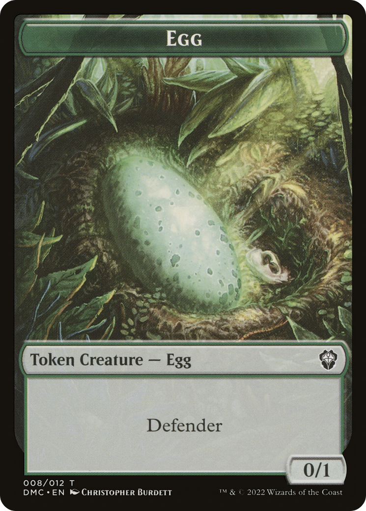 Treasure // Egg Double-Sided Token [Secret Lair Drop Series] | Good Games Cannington