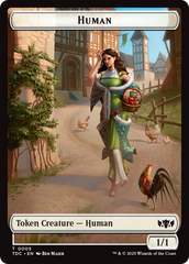 Human // Rat Double-Sided Token [Tarkir: Dragonstorm Commander Tokens] | Good Games Cannington