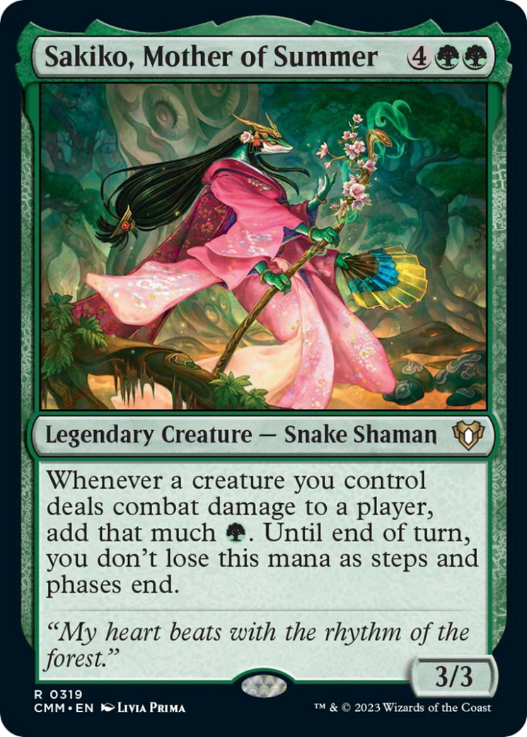 Sakiko, Mother of Summer [Commander Masters] | Good Games Cannington