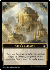 City's Blessing // Rat Double-Sided Token [Commander Masters Tokens] | Good Games Cannington