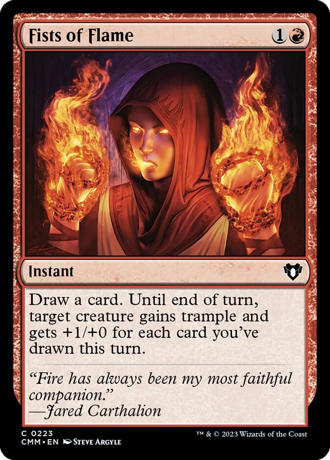 Fists of Flame [Commander Masters] | Good Games Cannington
