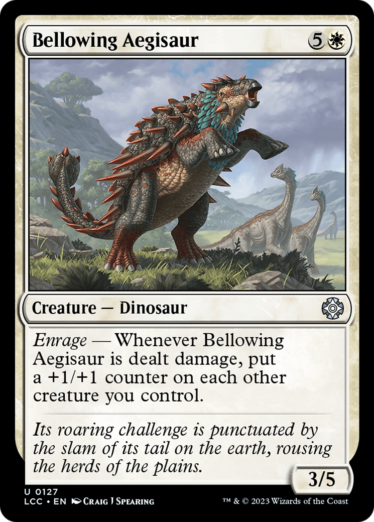 Bellowing Aegisaur [The Lost Caverns of Ixalan Commander] | Good Games Cannington
