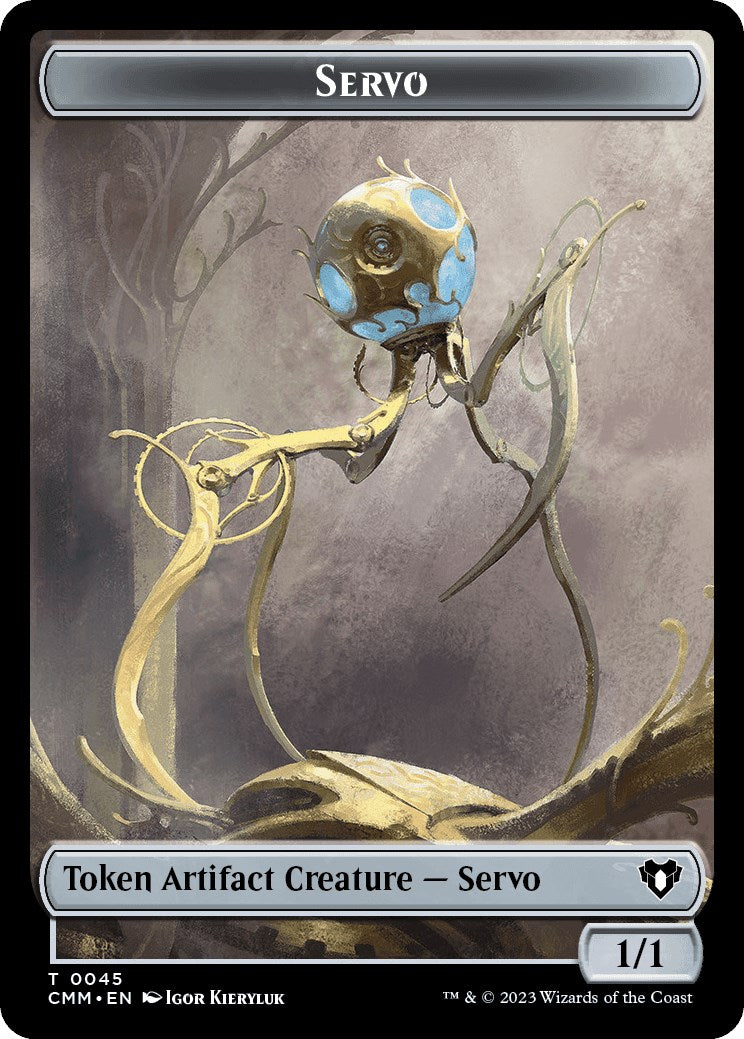 Servo // Ogre Double-Sided Token [Commander Masters Tokens] | Good Games Cannington