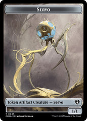 Servo // Ogre Double-Sided Token [Commander Masters Tokens] | Good Games Cannington
