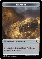 Treasure // Dragon Egg Double-Sided Token [Commander Masters Tokens] | Good Games Cannington