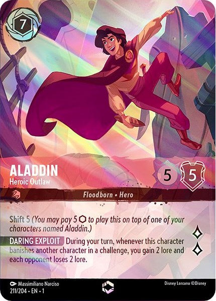 Aladdin - Heroic Outlaw (Enchanted) (211/204) [The First Chapter] | Good Games Cannington