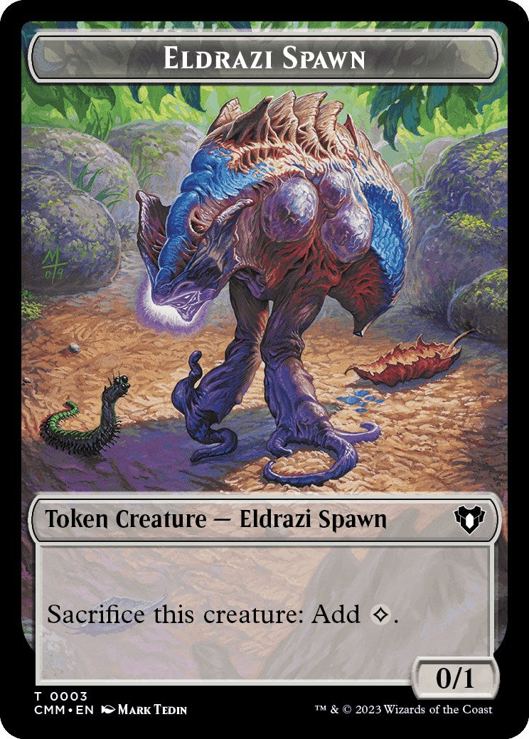 Eldrazi Spawn // Ogre Double-Sided Token [Commander Masters Tokens] | Good Games Cannington