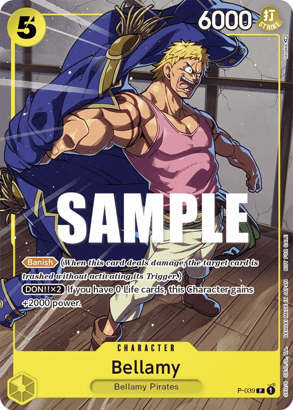 Bellamy (Pirates Party Vol. 4) [One Piece Promotion Cards] | Good Games Cannington