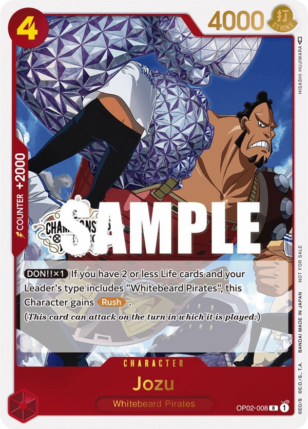 Jozu (Store Championship Participation Pack Vol. 2) [One Piece Promotion Cards] | Good Games Cannington