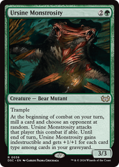 Ursine Monstrosity [Duskmourn: House of Horror Commander] | Good Games Cannington